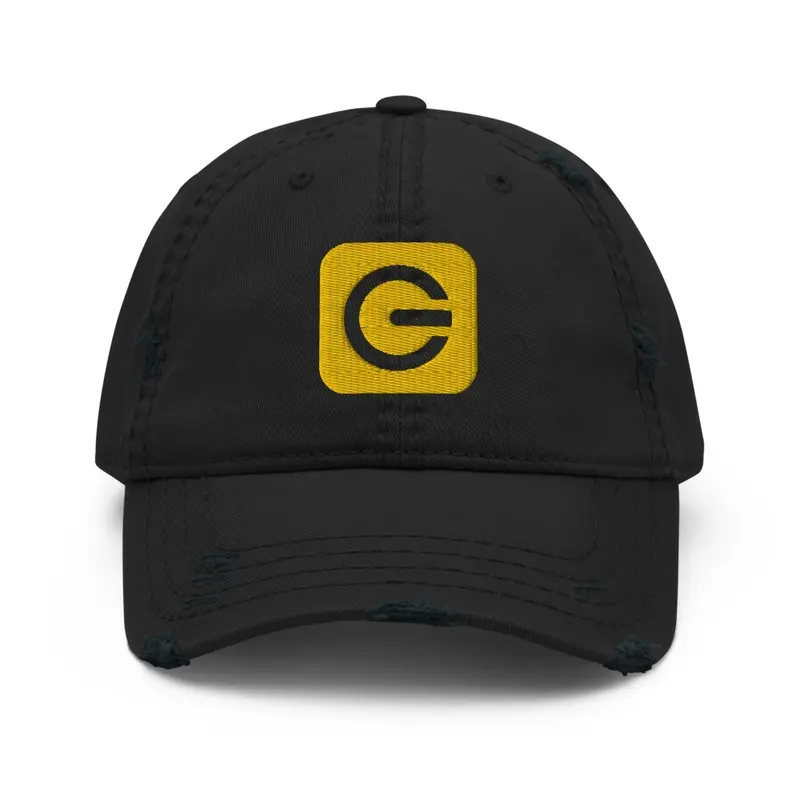 Good Energy Icon Distressed Dad Hat