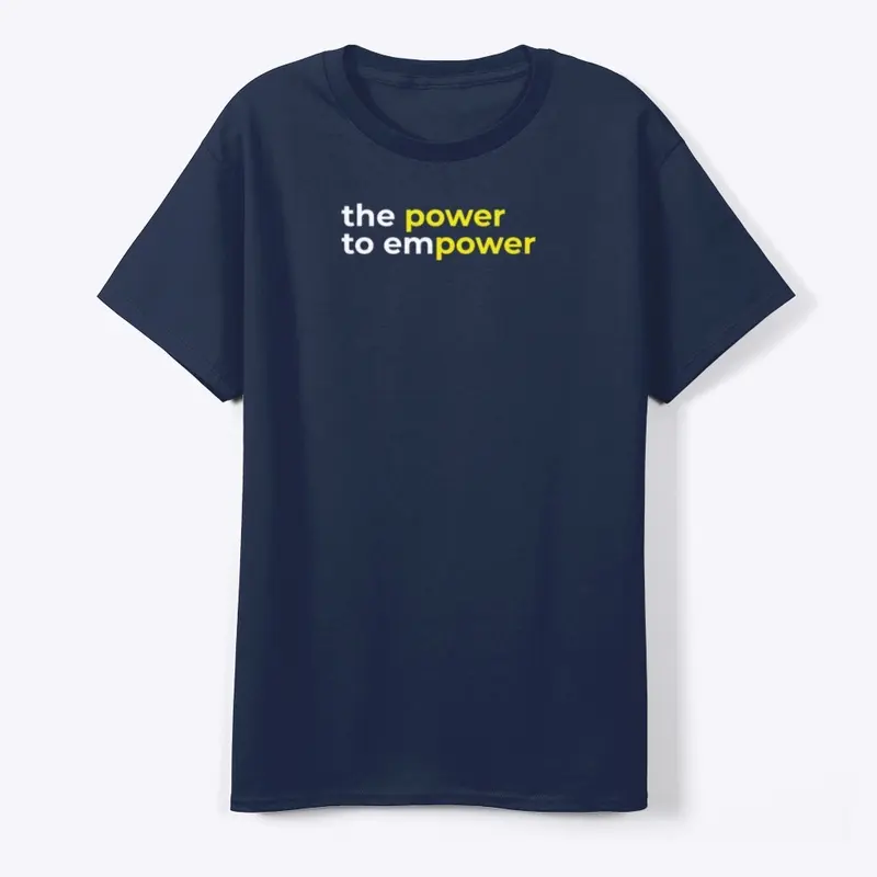 Power to Empower Dark Tee